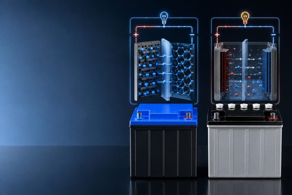 lithium ion lead acid battery working process