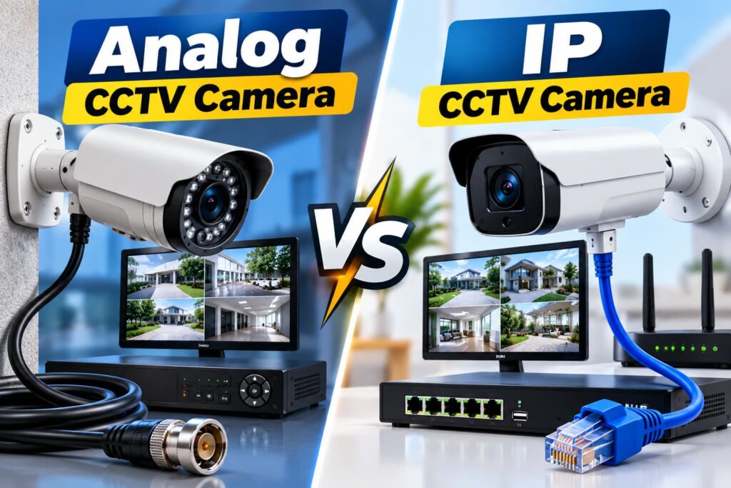IP Camera और Analog Camera में क्या अंतर है