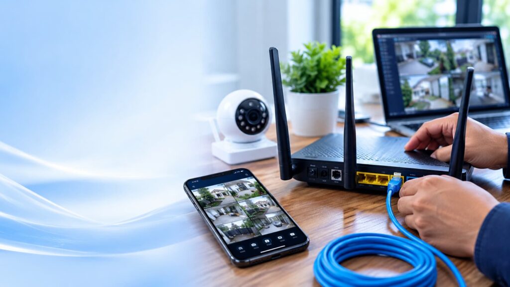 Port forwarding remote access benefits CCTV mobile