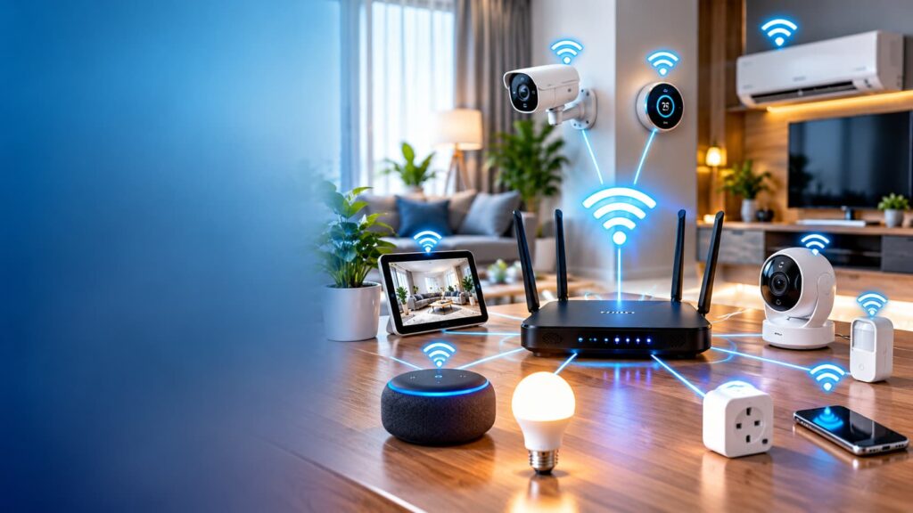 WiFi router benefits smart home devices connected